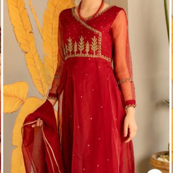 Pakistani Designer Dress 3Pc - Picture 3 of 6